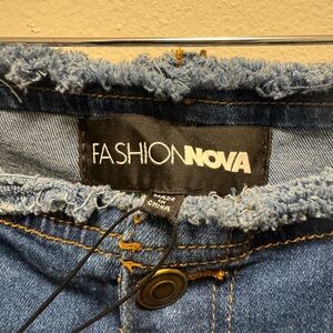 Fashion Nova Straight Leg Blue Jeans